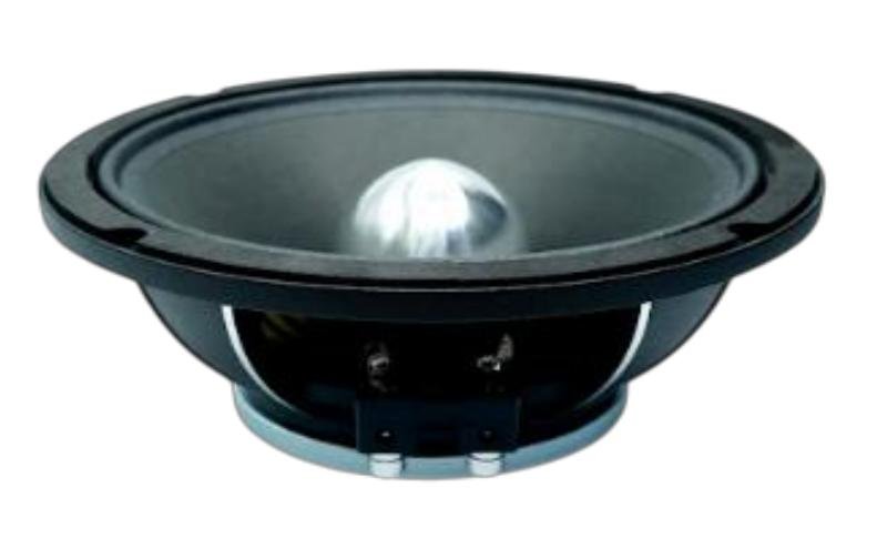 MEDIO PUNTA DE BALA NEODYNIUM 8   RB M84ND RB M84ND   POWER MAX  1300W   POWER RMS  650W   VOICE COIL SIZE  2 37      MATERIAL MAGNET  NEODYMIUN   IMPEDANCIA  4
